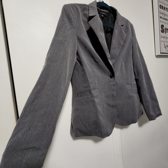 Chadwick's 8 Gray Sheath Blazer - Picture 8 of 9